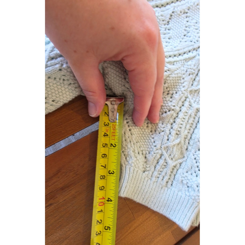 Knit Short Sleeve Cardigan Sweater L Coastal Preppy Old Money Cottagecore Fairy - Picture 8 of 8